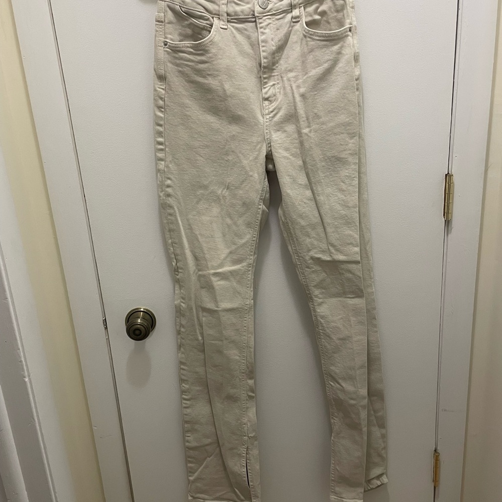 Zara Beige flare jeans